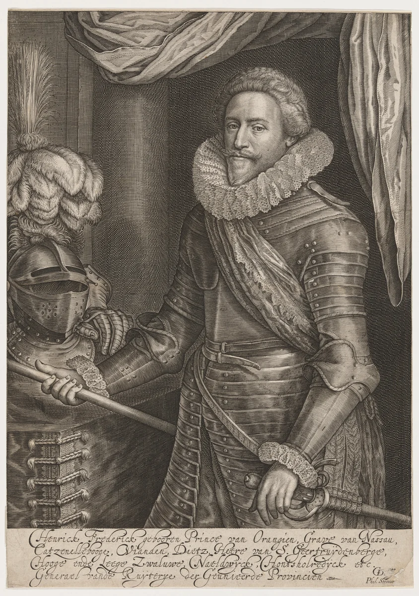Frederick Henry, Prince of Orange by Willem Jacobsz Delff, print, 1580-1638