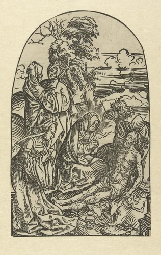 Bewening van Christus by Jacob Cornelisz van Oostsanen, print, 1507