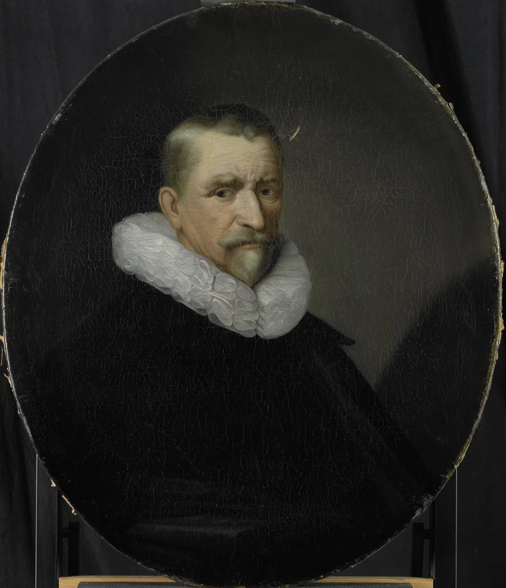 Portrait of Cornelis Jansz Hartigsvelt, Director of the Rotterdam Chamber of the Dutch East India Company, elected 1639 by Pieter van der Werff, painting, 1695-1722