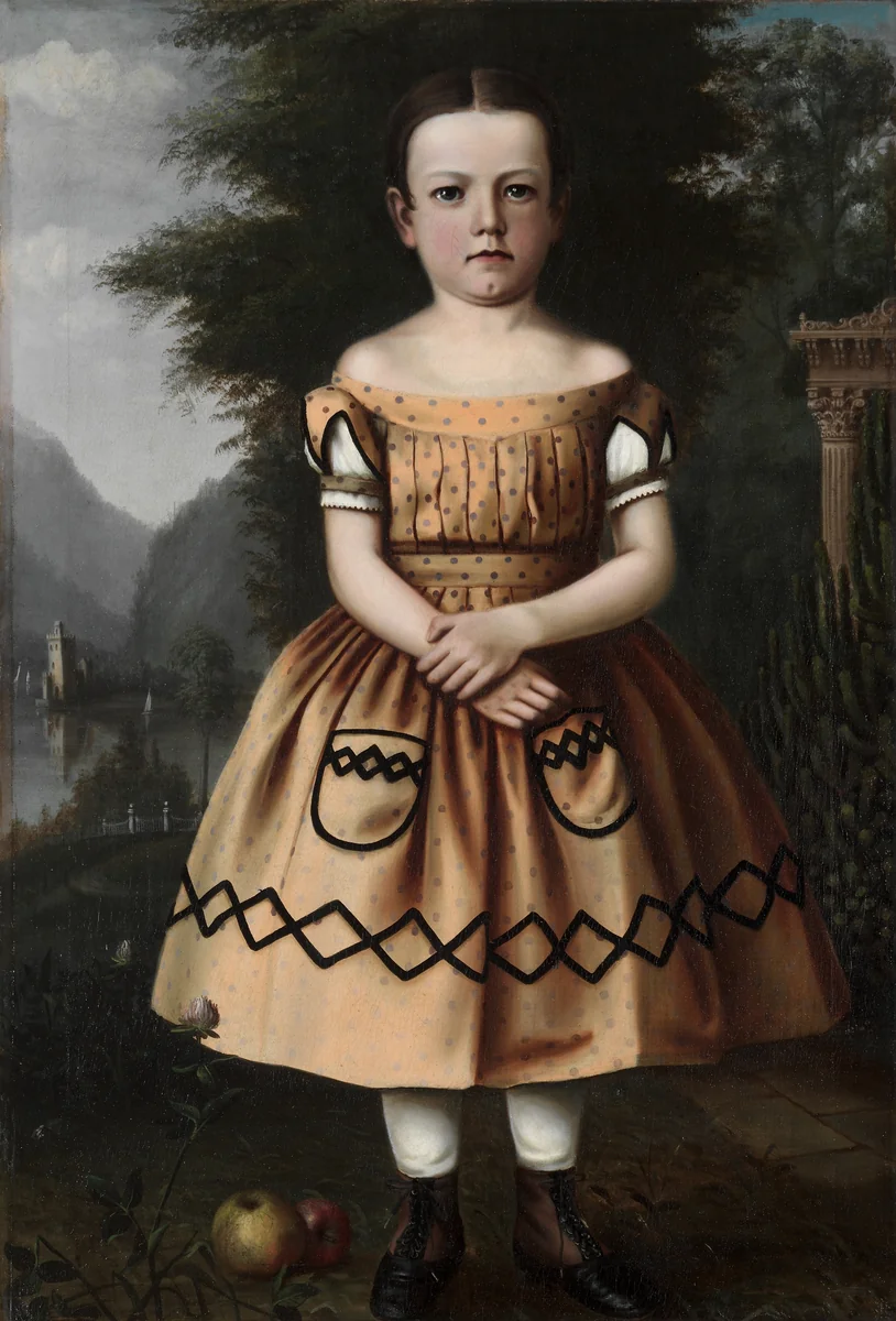 Minnie Willard by Archibald Willard, painting, 1860-1869