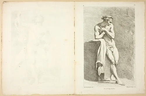 Page 30 and Page 31, from Premier Livre de Figures d'Academies Gravées en Partie par les Professeurs de l’Académie Royale by Gabriel Huquier, print, 1737