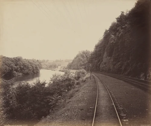 Rockdale Curve, On the Lehigh by William H. Rau, photograph, 1890-1900