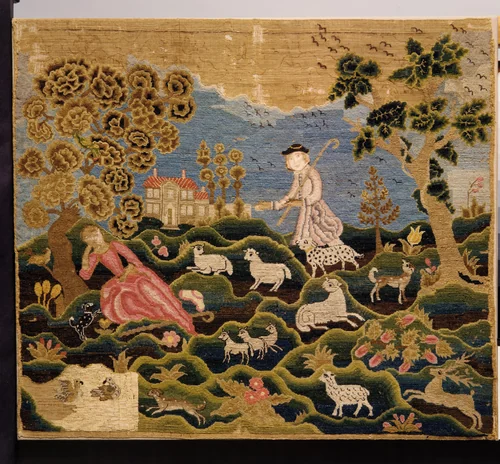 Shepherd and Shepherdess by Ann Gardner, artwork, 1767-1770