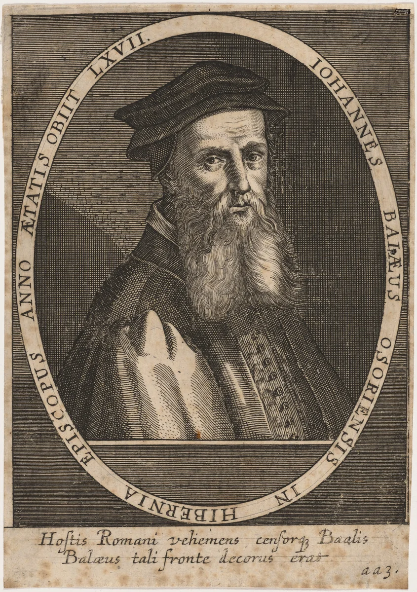 John Bale, Bishop of Ossory by Unknown 19th Century, print, 1650
