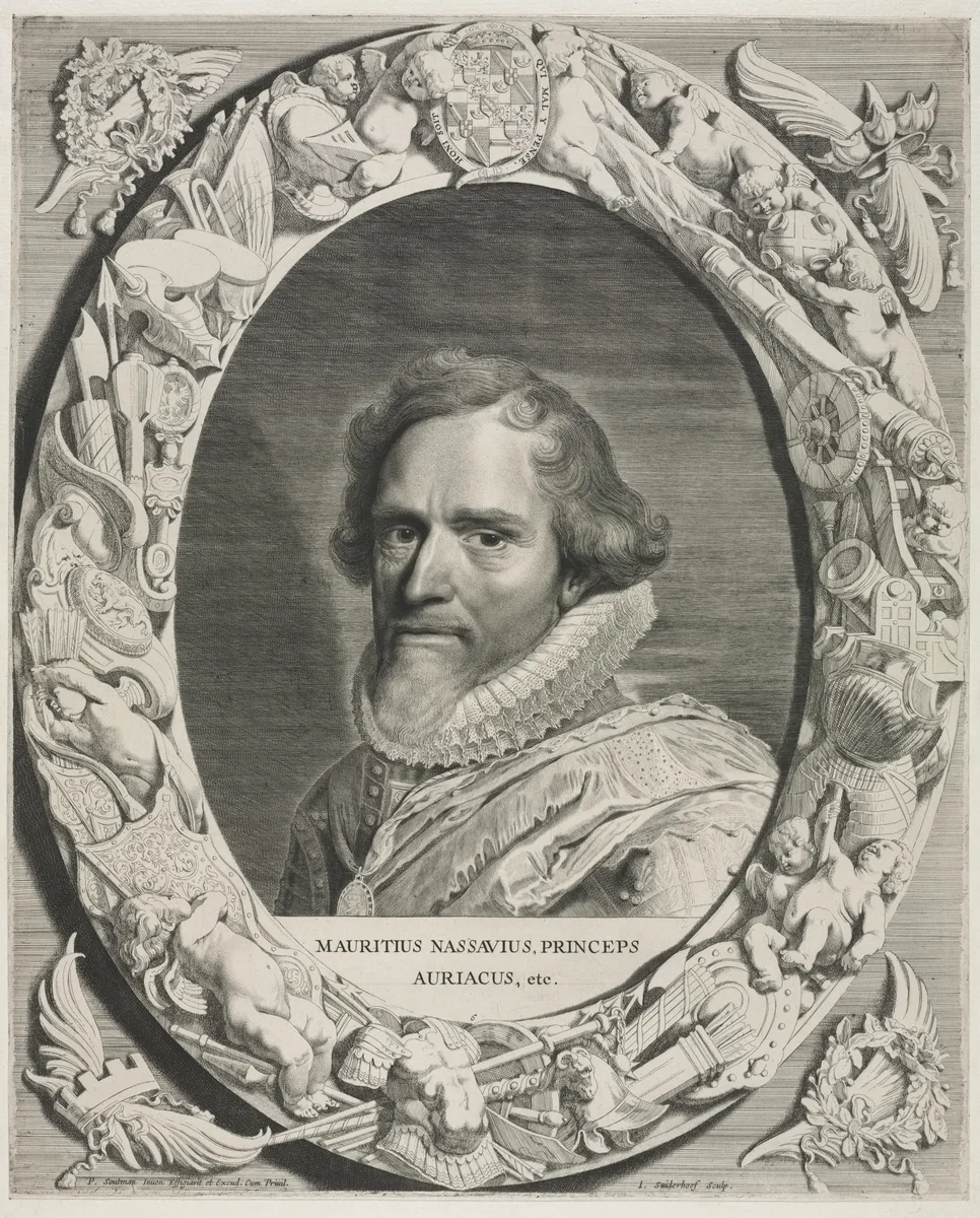 Maurice of Nassau by Jonas Suyderhoef, print