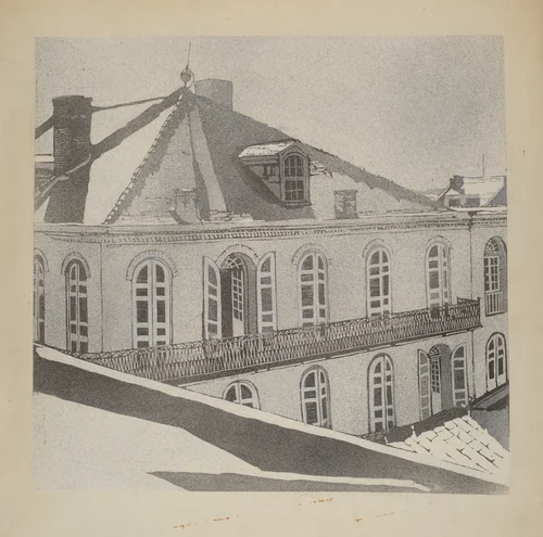 Wrought Iron Balcony Rail by Aurelia Arbo, index of american design, 1936