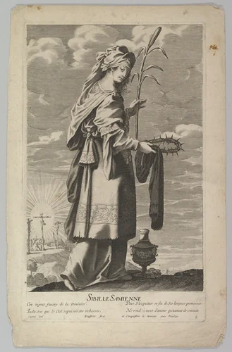 Sibylle Samienne by Gilles Rousselet, print, 1630-1640