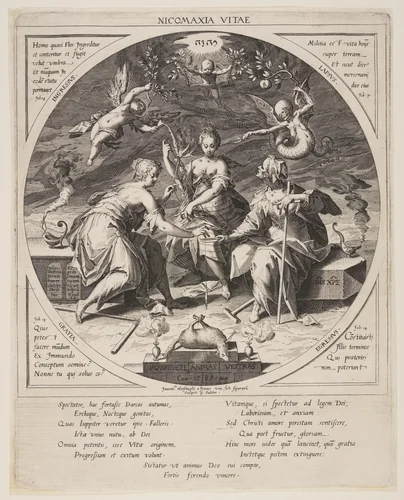 The Three Fates by Aegidius Sadeler II, print, 1589