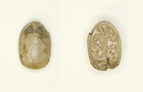 Scarab: Hieroglyphs (nsw-bity, Dd, anx, nb) by Egyptian, other, -1985--1650