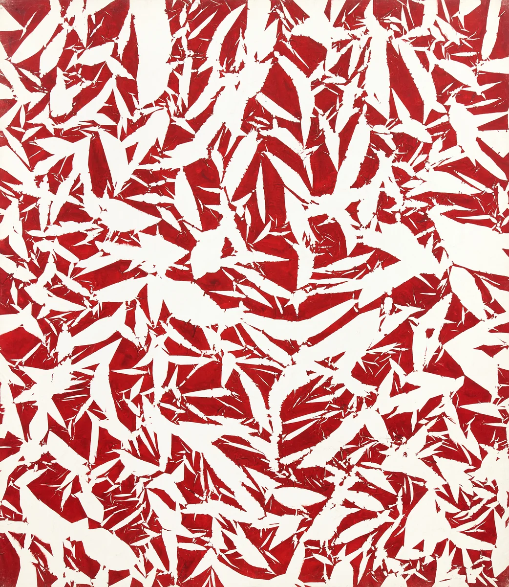 Étude by Simon Hantaï, painting, 1969