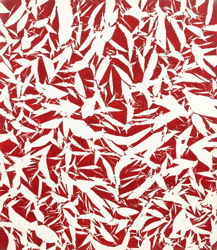 Étude by Simon Hantaï, painting, 1969