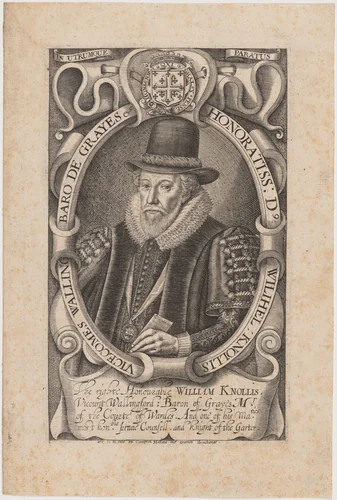 William Knollys, Earl of Banbury, When Viscount Wallingford by Simon van de Passe, print, 1595-1647