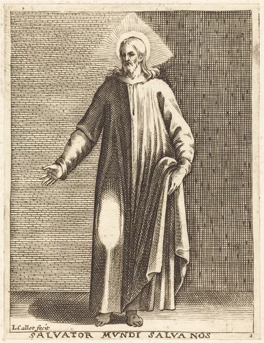 Salvator Mundi by Jacques Callot, print, 1608-1611
