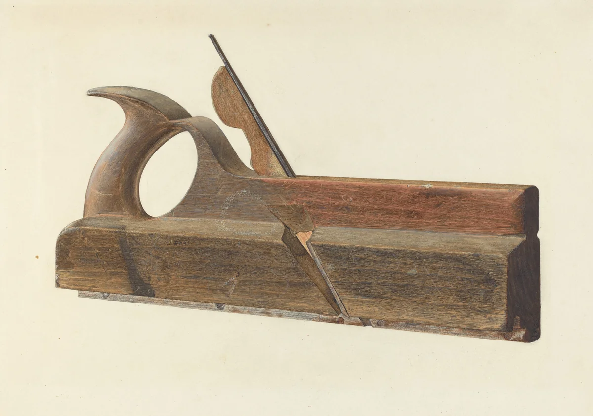 Rabbet Plane by Samuel Faigin, index of american design, 1938