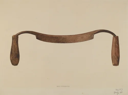 Drawknife by Max Fernekes, index of american design, 1938