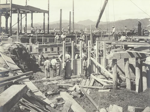 Balboa Terminals. Reloader and Unloader Wharves by Unidentified Photographer, photograph, 1916
