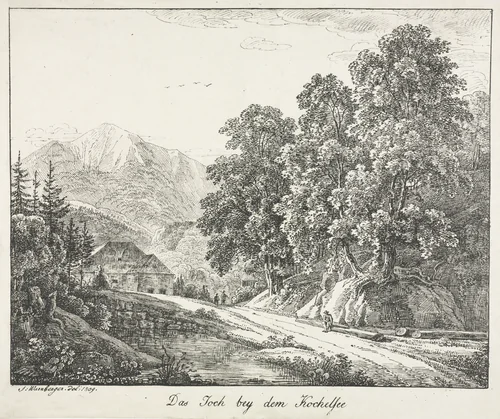 The Path by the Kochelsee by Simon Warnberger, print, 1809