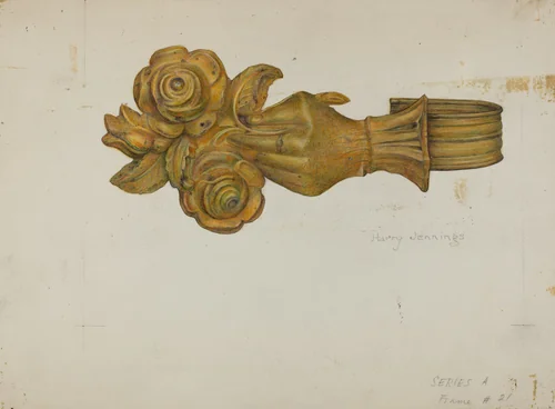 Tie-back by Harry Jennings, index of american design, 1938