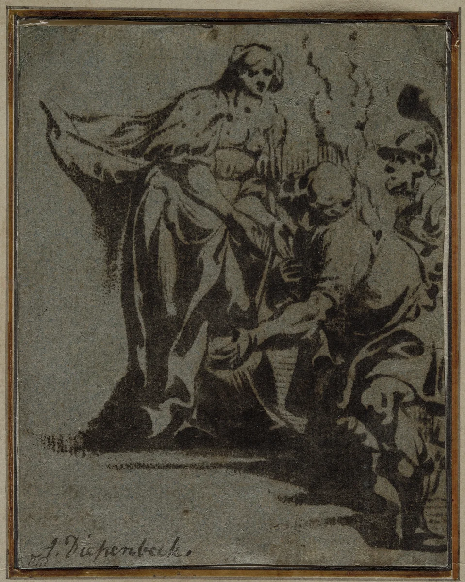 A Scene from Classical Mythology by Anthonis Sallaert, print, 1600-1658