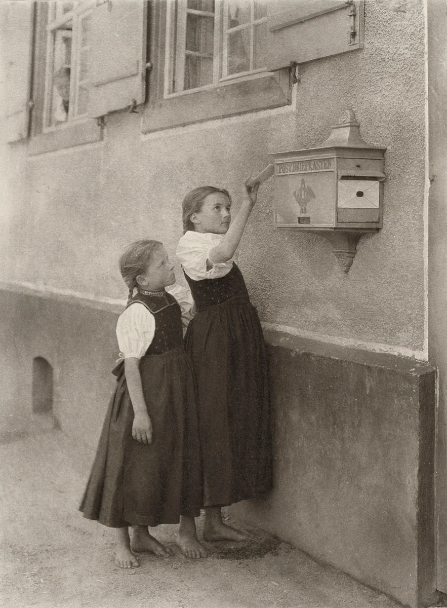 The Letterbox by Alfred Stieglitz, photograph, 1894