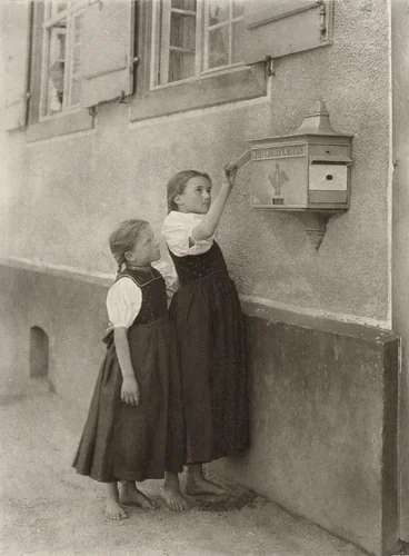 The Letterbox by Alfred Stieglitz, photograph, 1894