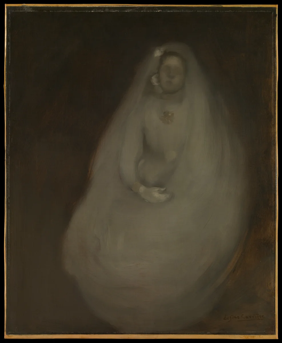 The First Communion by Eugène Carrière, painting, 1891-1901