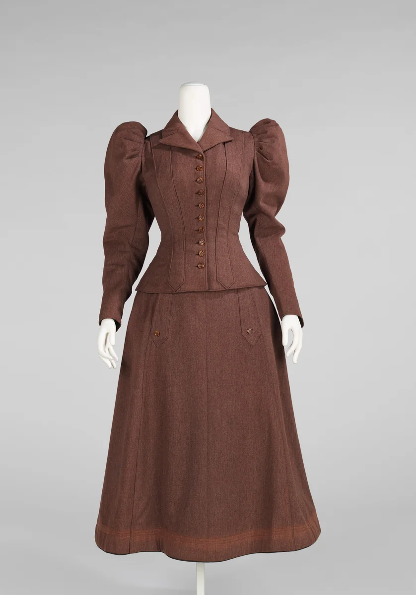 Cycling suit by Trouville, artwork, 1896