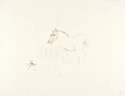Calmèse's Little Pony by Henri de Toulouse-Lautrec, print, 1898