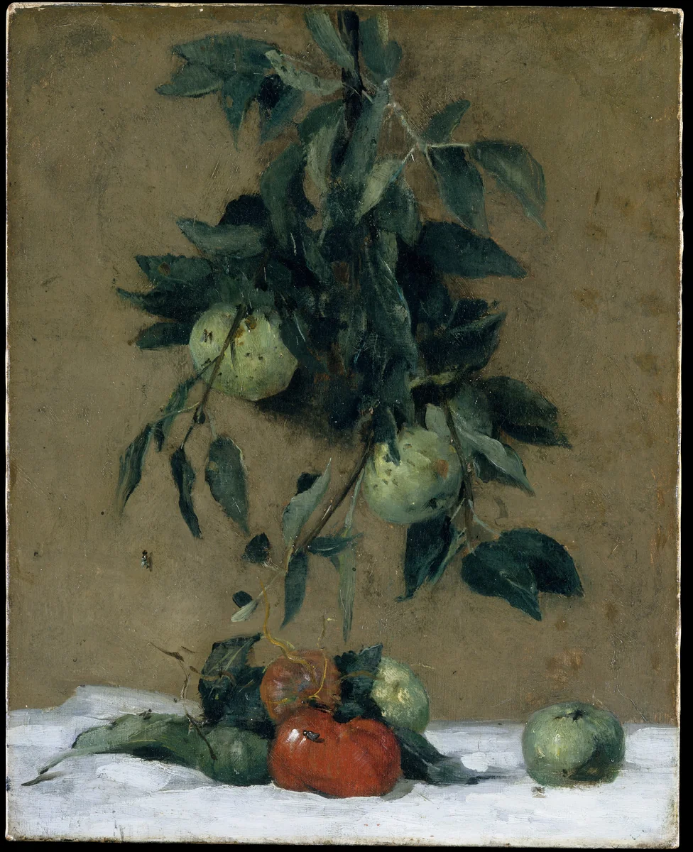 Fruit by Julian Alden Weir, artwork, 1885-1888