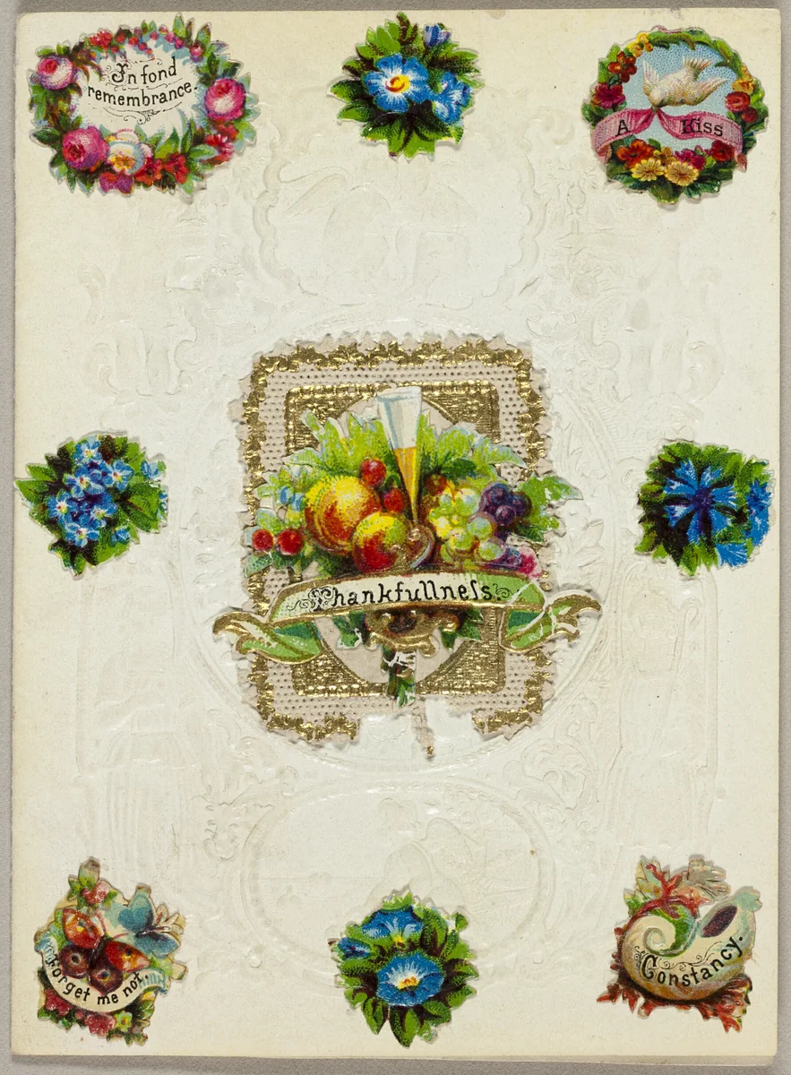 Thankfullness (valentine) by John Windsor, other, 1860-1870