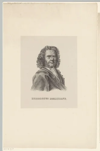 Portret van Hermanus Boerhaave by Gebroeders van de Weijer, print, 1834-1840