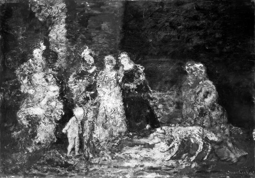 The Fairies by Adolphe Monticelli, painting, 1870-1880
