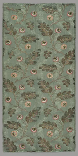 Panel by France or England, textile, 1701-1725