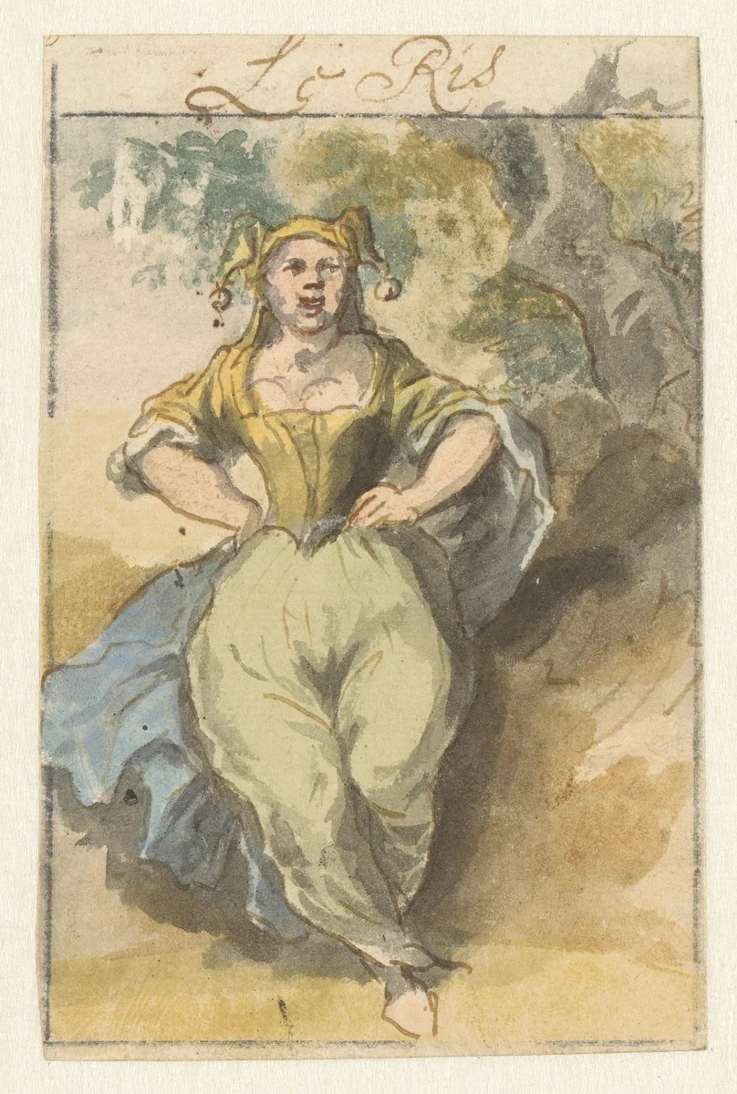 Zotheid by Pieter van den Berge, drawing, 1675-1737