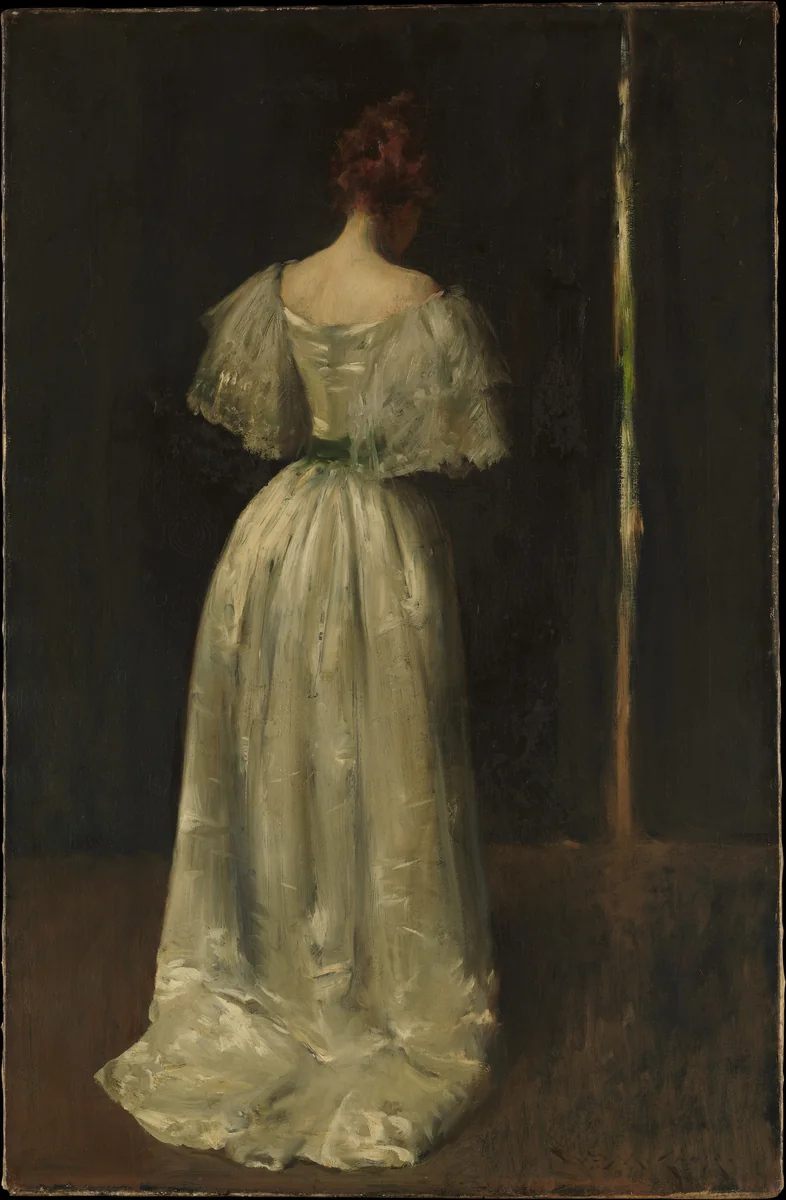 Seventeenth Century Lady by William Merritt Chase, artwork, 1892-1895