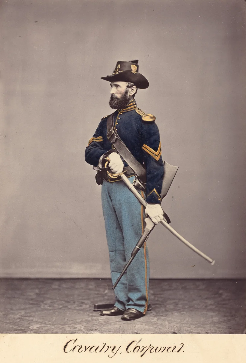 Cavalry, Corporal by Oliver Willard, photograph, 1866