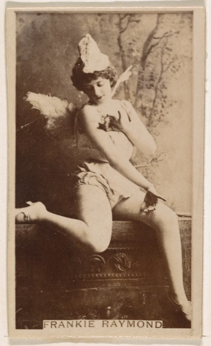 Frankie Raymond, from the Actresses series (N245) issued by Kinney Brothers to promote Sweet Caporal Cigarettes by Kinney Brothers Tobacco Company, photograph, 1890