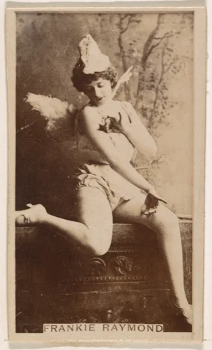 Frankie Raymond, from the Actresses series (N245) issued by Kinney Brothers to promote Sweet Caporal Cigarettes by Kinney Brothers Tobacco Company, photograph, 1890