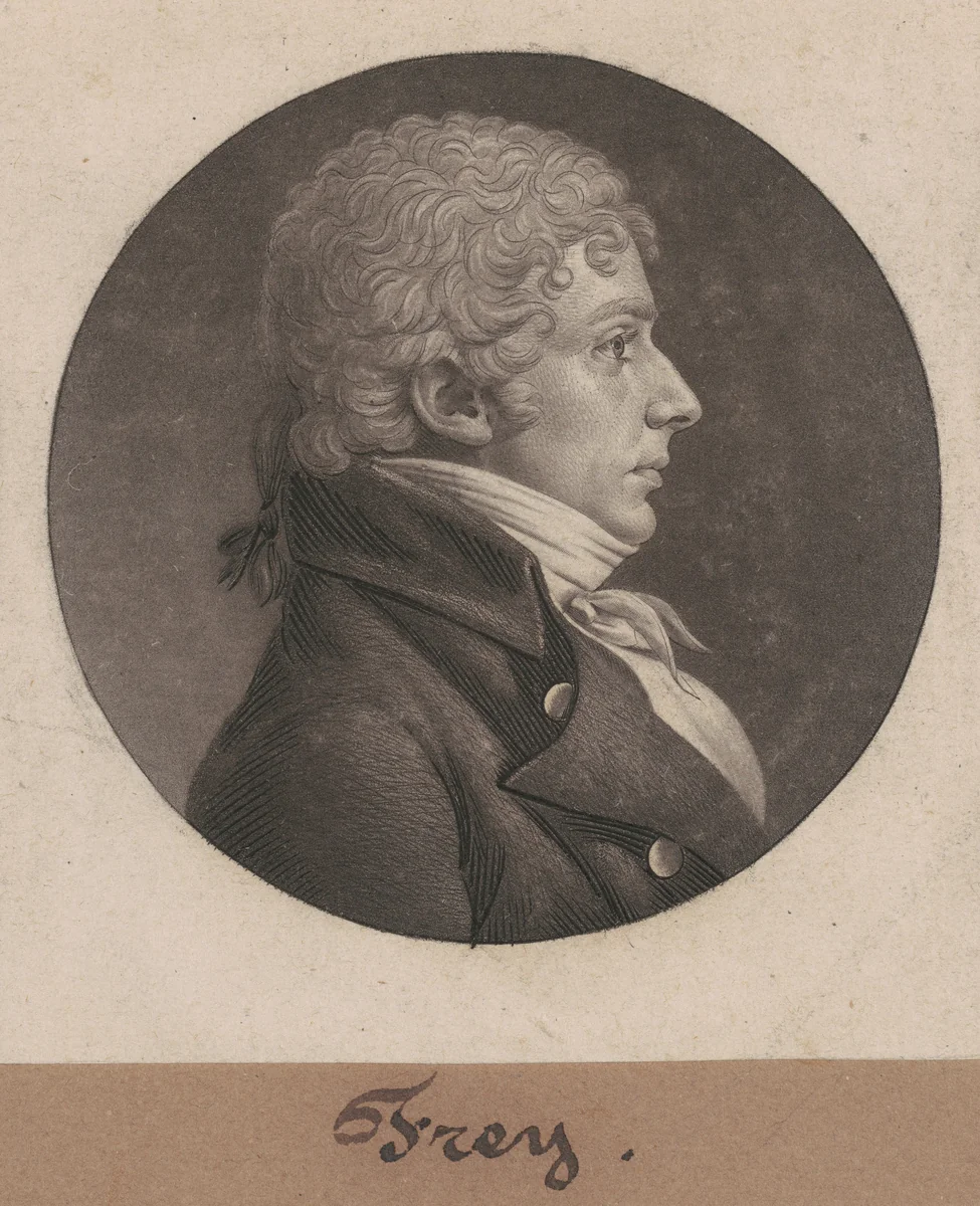 Frey by Charles B. J. Févret de Saint-Mémin, print, 1805