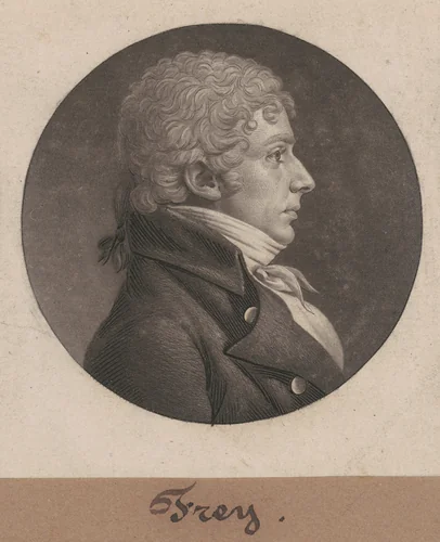 Frey by Charles B. J. Févret de Saint-Mémin, print, 1805