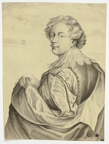 Anthony van Dyck by Anthony van Dyck, drawing, 1700-1799