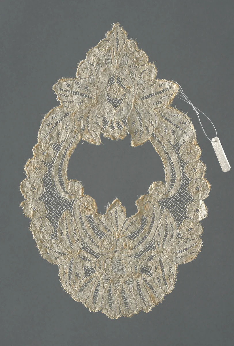 Medallion Insert by Belgium, Possibly Ghent, textile, 1850-1875