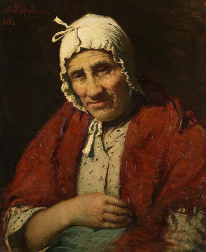 Old Jewish Woman by Meijer Isaäc de Haan, painting, 1880