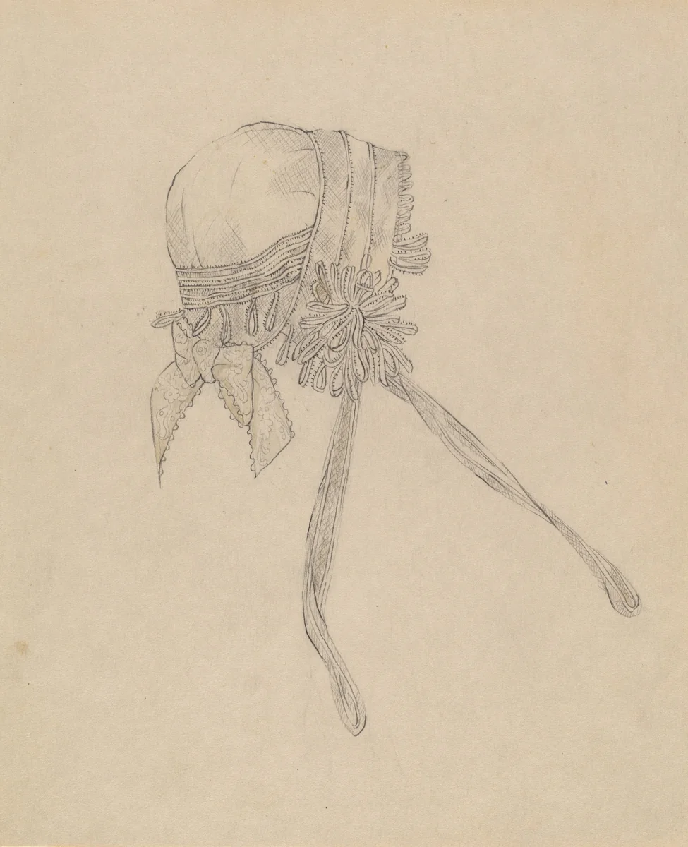 Cap by Rosalia Lane, index of american design, 1936