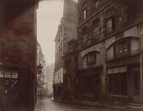Rue de la Montagne-Sainte-Geneviève by Eugène Atget, photograph, 1925