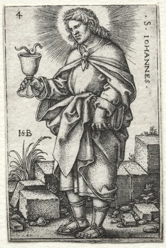 St. John by Hans Sebald Beham, print, 1545-1546