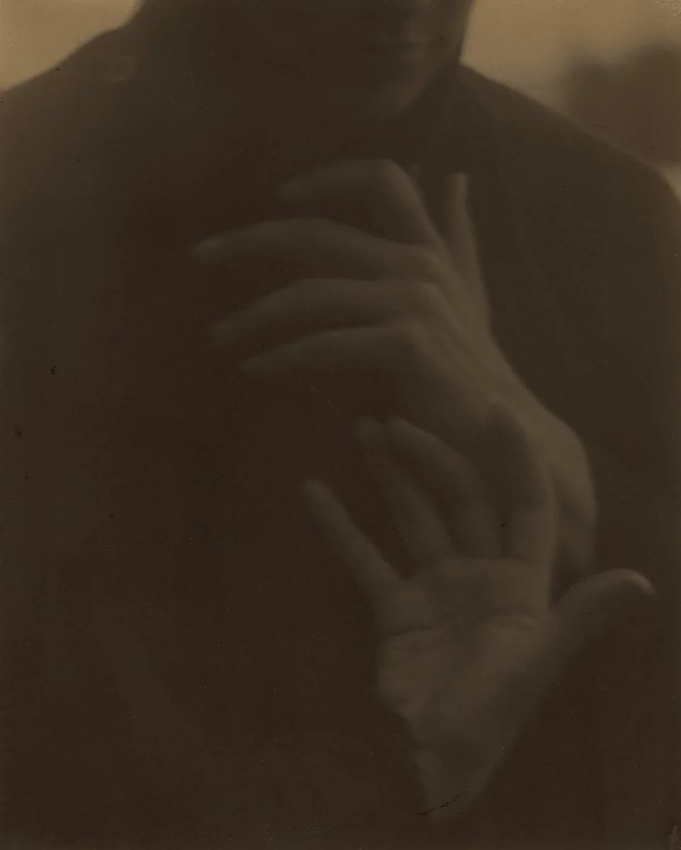 Georgia O'Keeffe—Hands by Alfred Stieglitz, photograph, 1918