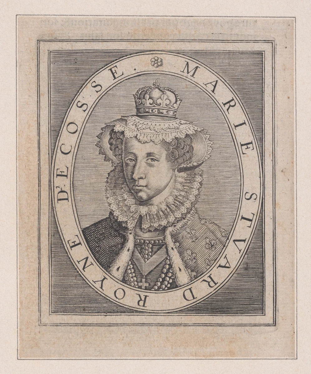 Marie Stuard Royne d'Ecosse (from "La Cour Sainte du R. pere Nicolas Caussin de la Compagnie de Jesus") by Nicolas Caussin, print, 1600-1699