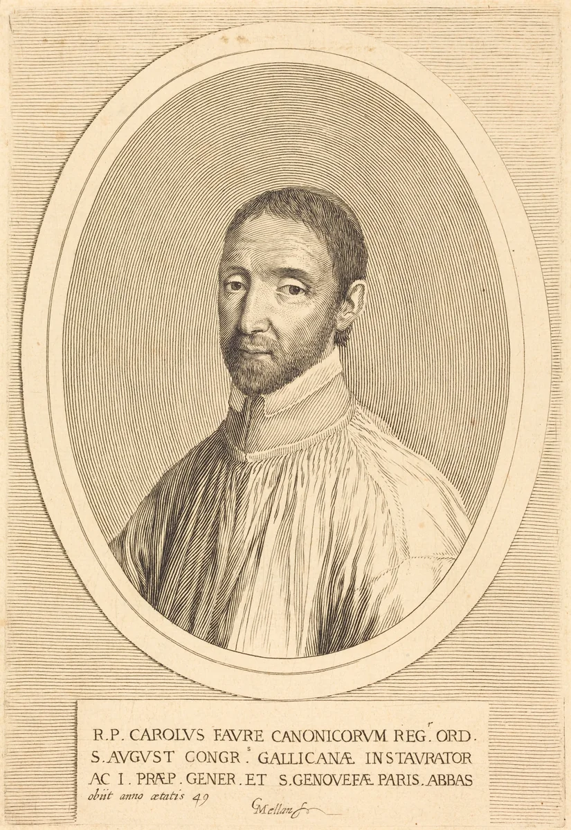Charles Favre by Claude Mellan, print, 1649