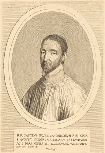 Charles Favre by Claude Mellan, print, 1649